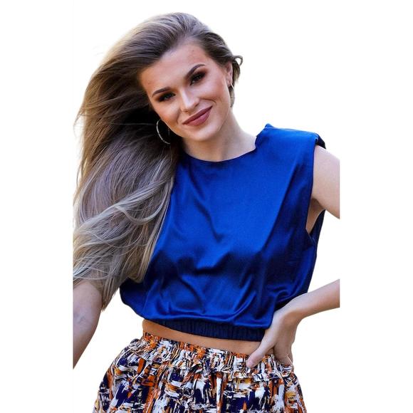 NEW PRETTY FOLLIES with class top in navy - Picture 3 of 3